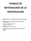 Consumo de Marihuana en Adolescentes