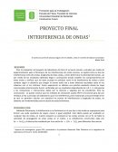 PROYECTO FINAL INTERFERENCIA DE ONDAS