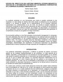 Impacto de una auditoria ambiental a empresa Camanchaca