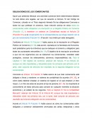 Obligaciones de los comerciantes