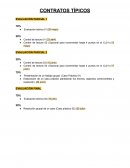 La Tipicidad de los Contratos