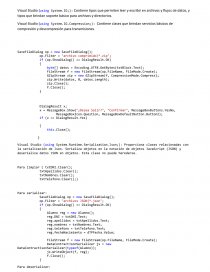 Visual Studio. Página 1