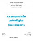 La preparación psicológica