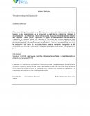 Tema de investigación: Globalización