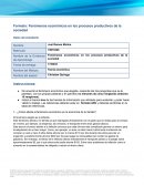 Fenómenos económicos en los procesos productivos de la sociedad