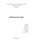 Datos psicología. Síntesis de las clases
