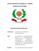 ENSAYO DE LA PELICULA MAREA ROJA