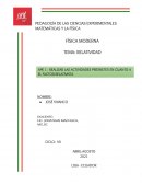 COMPORTAMIENTO DEL FACTOR RELATIVISTA