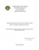 EL FEMINICIDIO COMO CONSECUENCIA DE UNA CRISIS CULTURAL, SOCIAL Y ECONÓMICA EXISTENTE EN VENEZUELA.