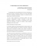 La epistemología es el estudio del conocimiento. ¿Por lo que el conducto sabemos lo que sabemos?