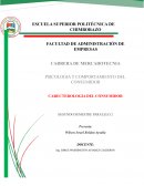 CARACTEROLOGÍA DEL CONSUMIDOR