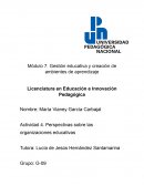Gestión educativa y creación de ambientes de aprendizaje