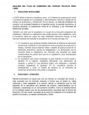 ANALÍSIS DEL PLAN DE GOBIERNO DEL PARTIDO POLITICO PERÚ LIBRE