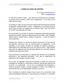 TRABAJO “A cargo sí, nunca en control”