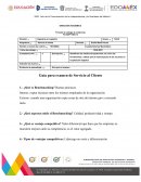Guía para examen de Servicio al Cliente