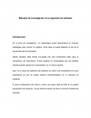 Métodos de investigación en ingeniería del software