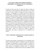 EL IMPACTO DEL SISTEMA DE GESTIÓN DE MANTENIMIENTO: UN ESTUDIO DE CASO DE LA REFINERÍA DE PETROSA GTL