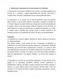 Definiciones e importancia de la Comunicación y la Publicidad