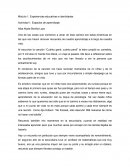 Experiencias educativas e identidades