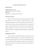 Psicologia clinica. Contextualización del caso