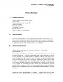 Informe Psicológico