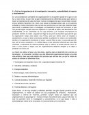 Cuál es la importancia de la investigación, innovación, sostenibilidad, el impacto y escalamiento?