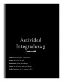 Actividad integradora 3 A la universidad