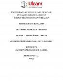 GESTIÓN DE INVENTARO CASO “HOTEL PARAÍSO”