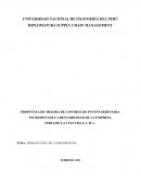 PROPUESTA DE MEJORA DE CONTROL DE INVENTARIOS PARA INCREMENTAR LA RENTABILIDAD DE LA EMPRESA FERIA DE LA CULTURA E. I. R. L