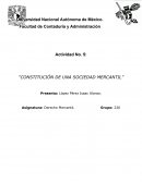 Constitución de una sociedad mercantil