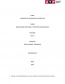 OPERACIONES UNITARIAS Y PROCESOS INDUSTRIALES