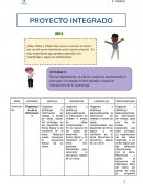 Evaluación de proyecto integrado: Comunicación, DPSC y ciencias