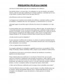 Preguntas pelicula Daens y respuestas