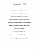 La Empresa de Transporte y Modelos de Negocio