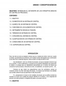 LOS CONCEPTOS BÁSICOS DE CONTROL DE PROCESOS