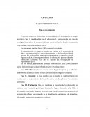 MARCO METODOLÓGICO Tipo de investigación