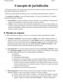 Derecho procesal Tema 1 Concepto de jurisdicción