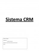 CRM sistema