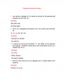 INGLÉS. Reglas del presente simple