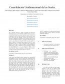 Consolidación Unidimensional de los Suelos