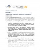 TRANSACCIONES COMERCIALES Y BALANCE DE COMPROBACION