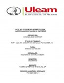 NIIF Y ANALISIS DESCRIPTIVO DE MASAS PATRIMONIALES