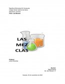 TRABAJO DE QUIMICA - LAS MEZCLAS