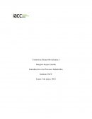 Control semana 5 IACC. Introducción a los Procesos Industriales
