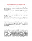 Reseña critica pelicula La propuesta