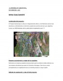 LA MINERIA EN ARGENTINA. ESTUDIO DE CASO