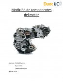 Medición de componentes del motor