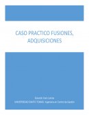 Caso fusiones y adquisiciones