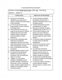 Ficha descriptiva de 4to. Página 1