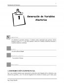 GUÍA DE LABORATORIO - Generación de Variables Aleatorias